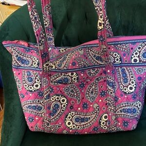 Vera Bradley Pink Paisley Overnight Bag